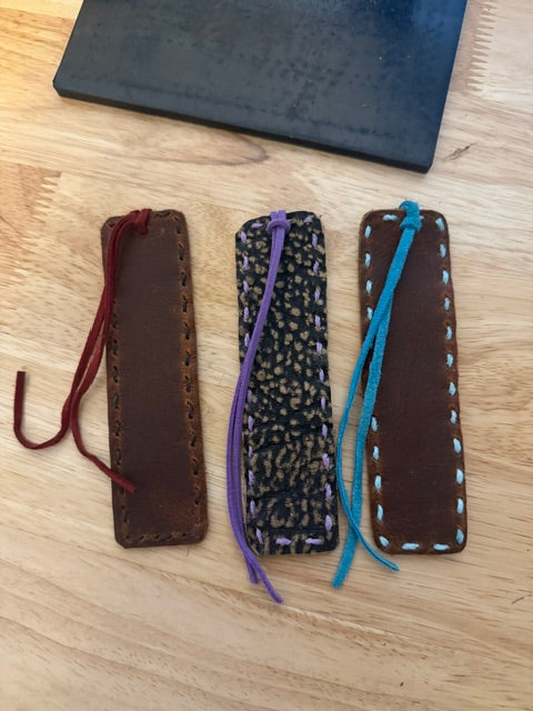 Leather Bookmarks