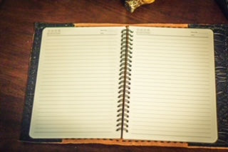 Leather Notebook Cover with A5 Notebook