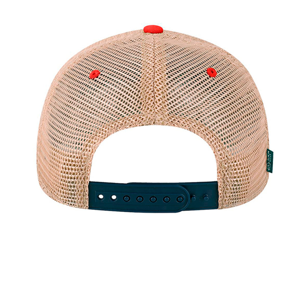 Navy/ Scarlet Red/ Khaki - OFA - BACK