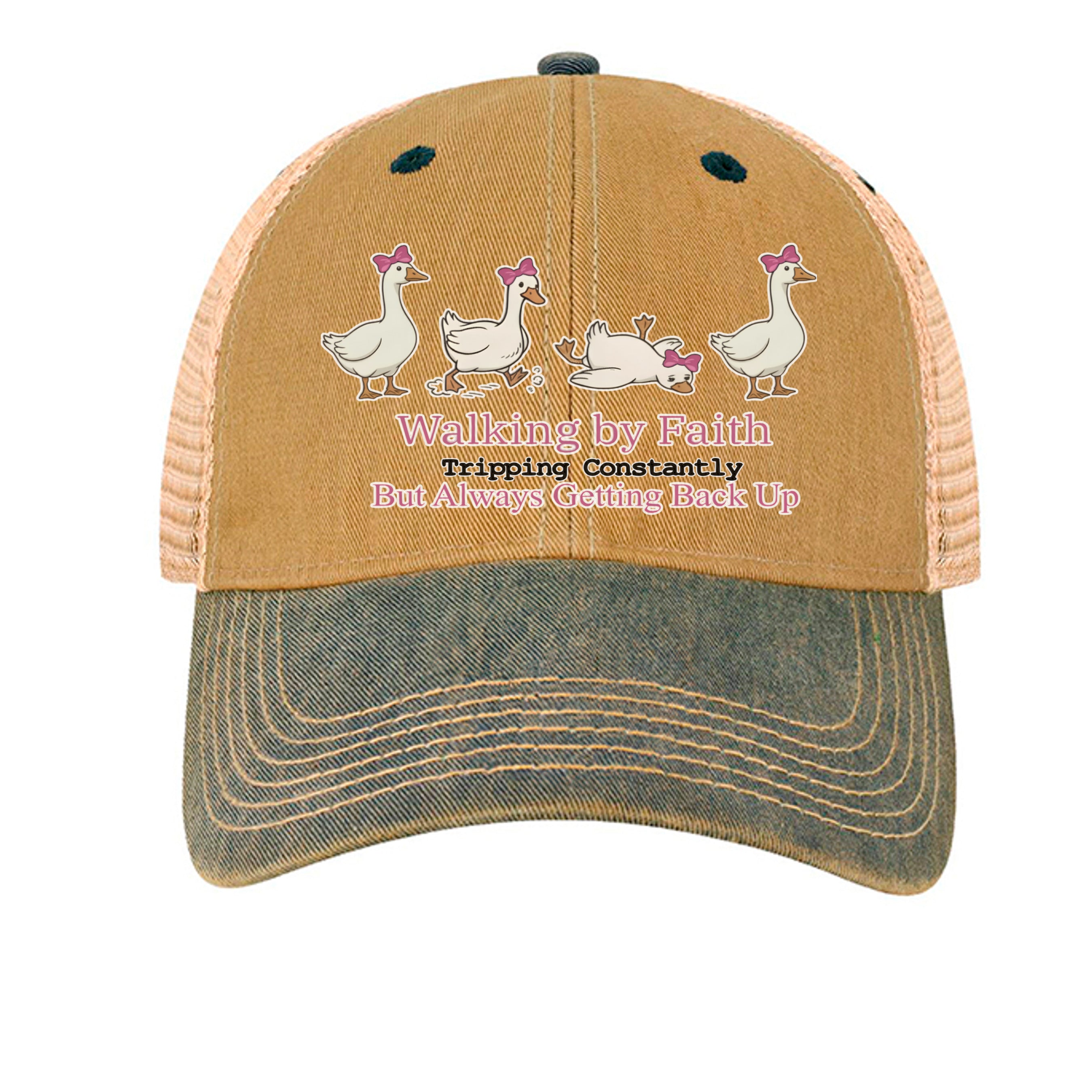 Dark Tan/ Navy - OFA - FRONT