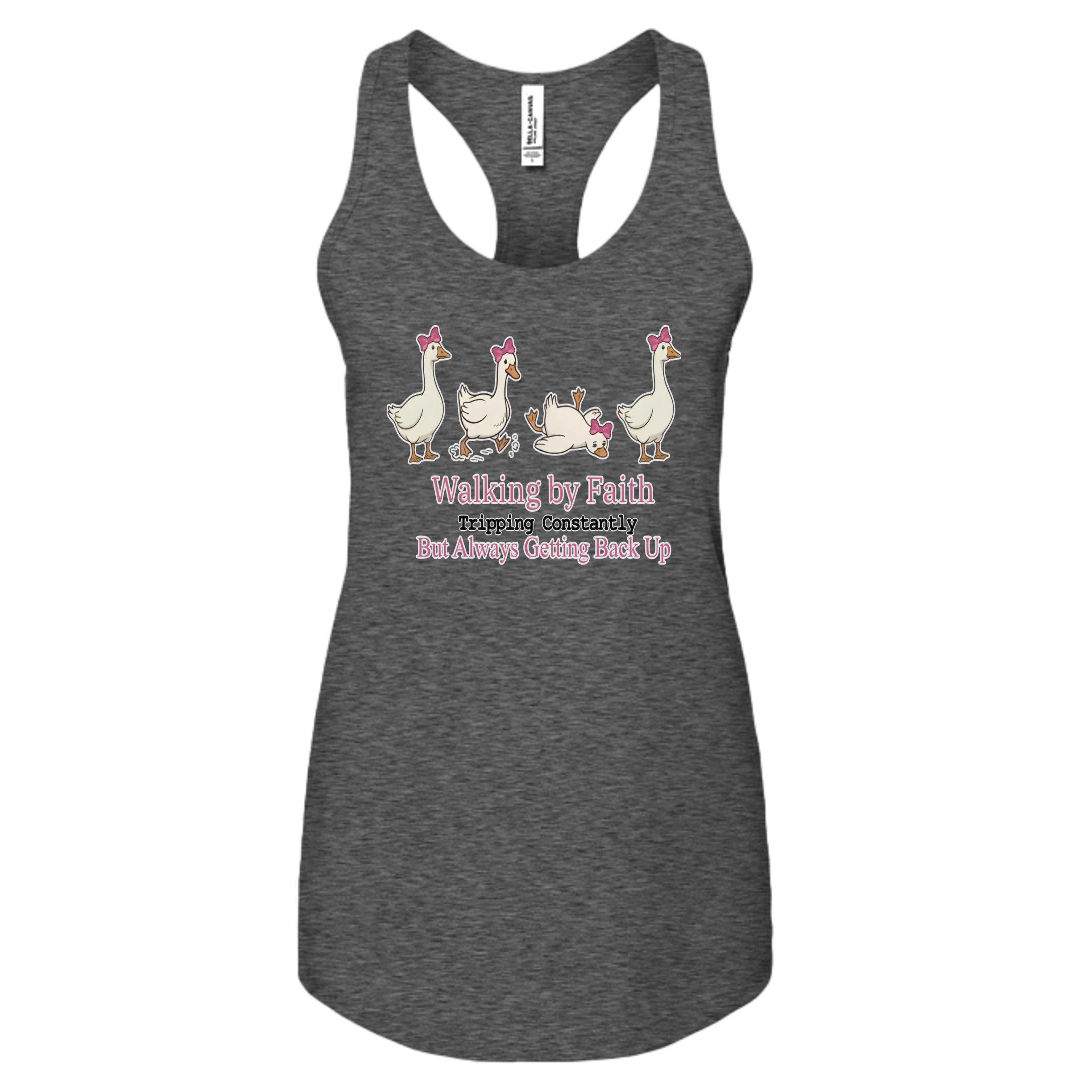 DARK GRY HEATHER - B6008 - FRONT