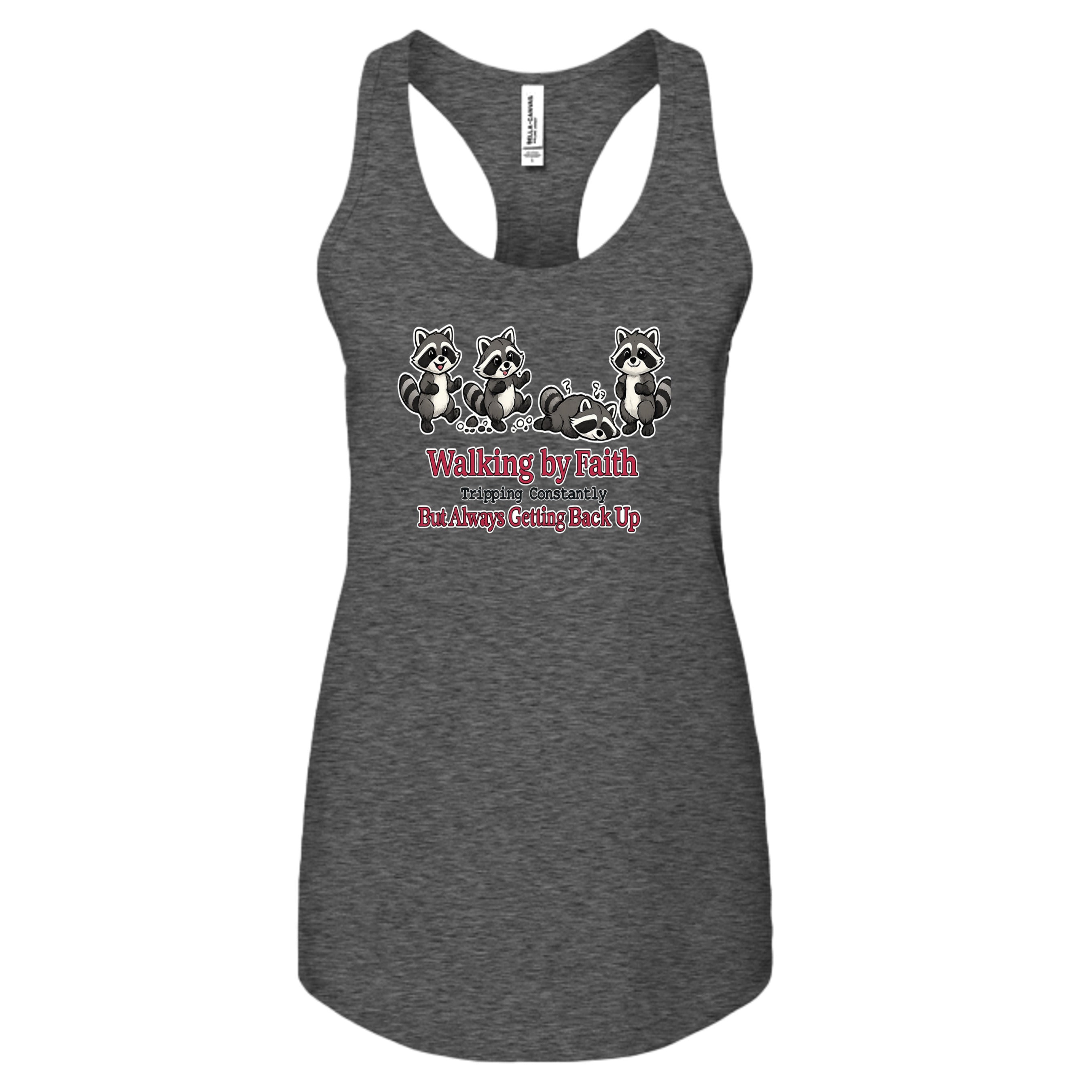 DARK GRY HEATHER - B6008 - FRONT