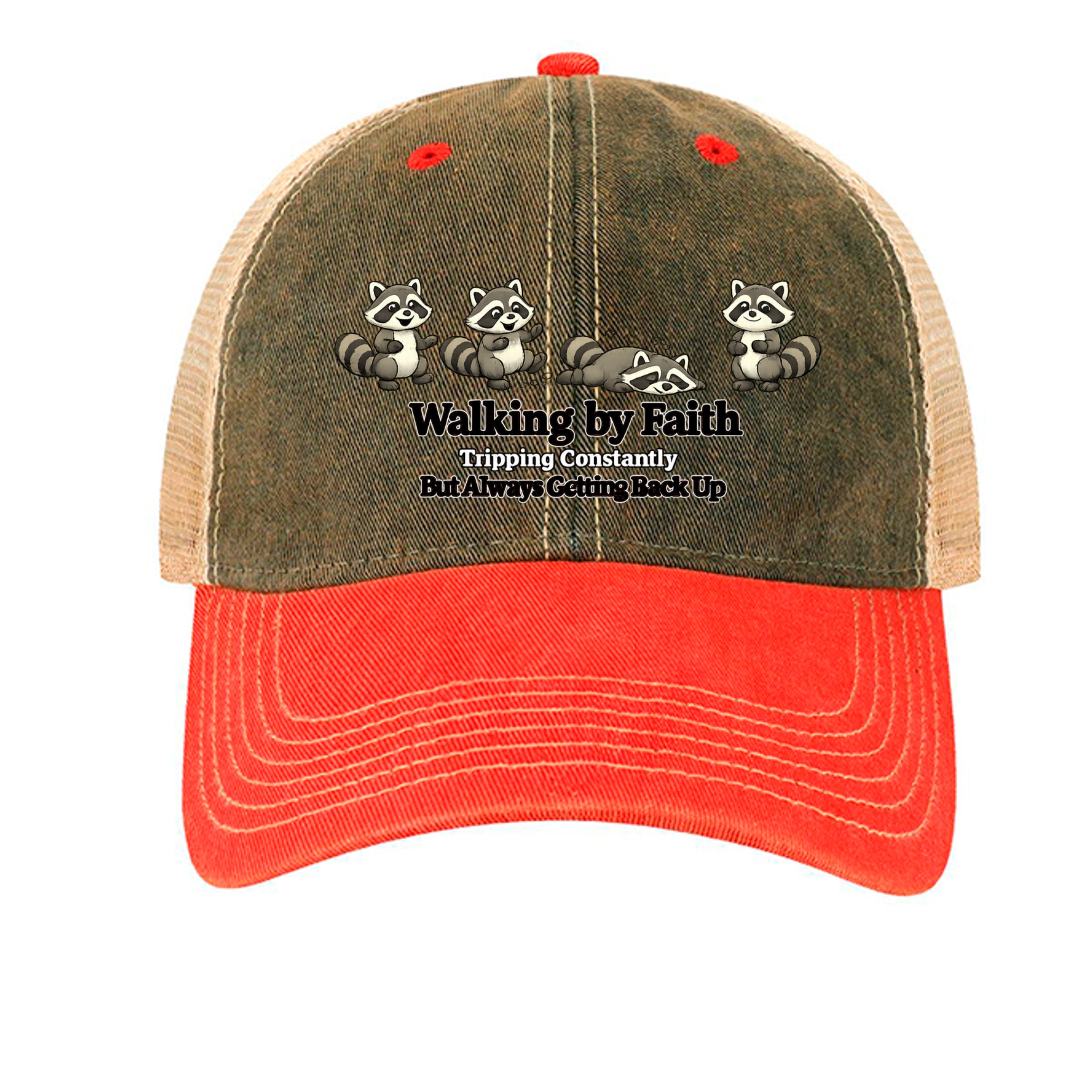 Black/ Scarlet Red/ Khaki - OFA - FRONT