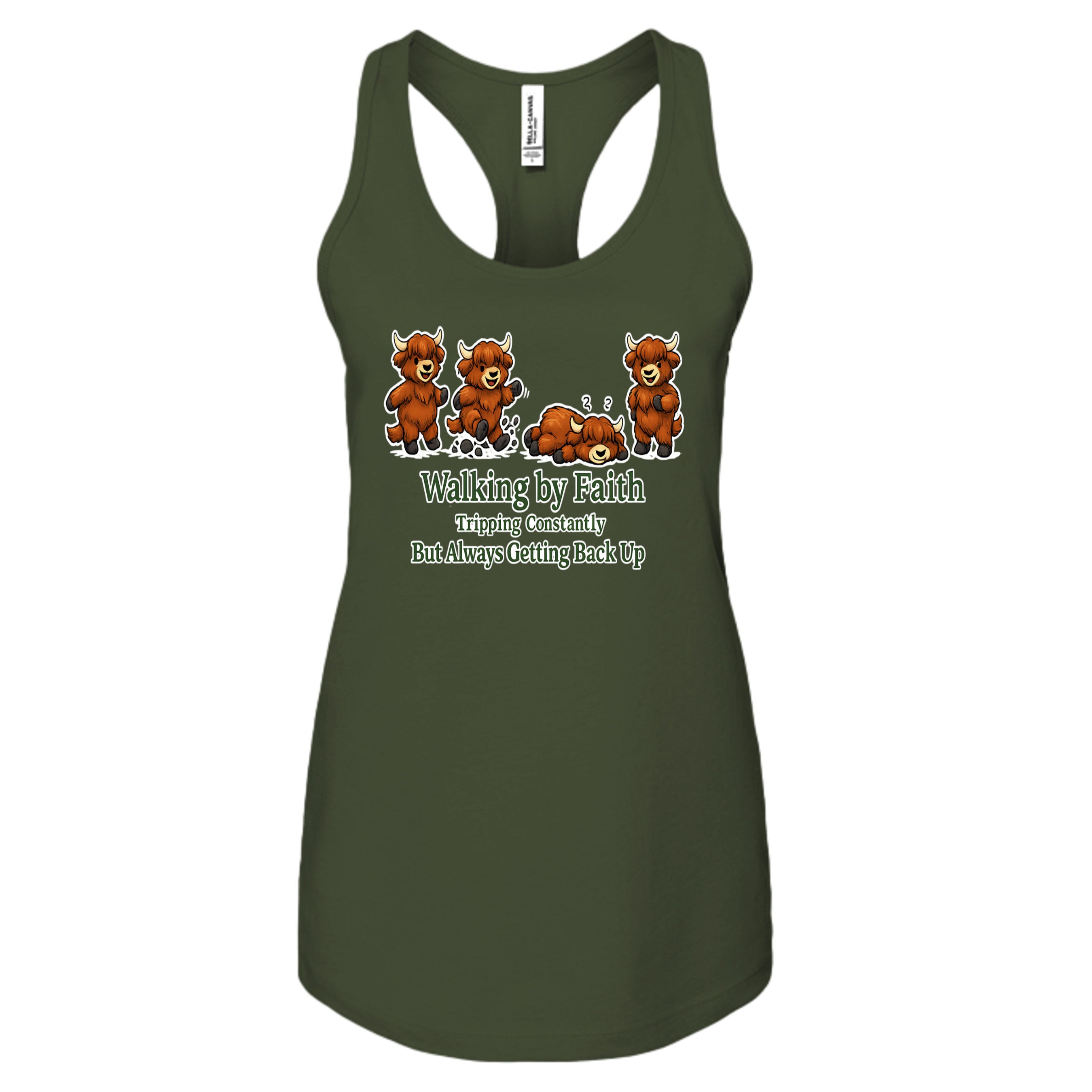 MILITARY GREEN - B6008 - FRONT