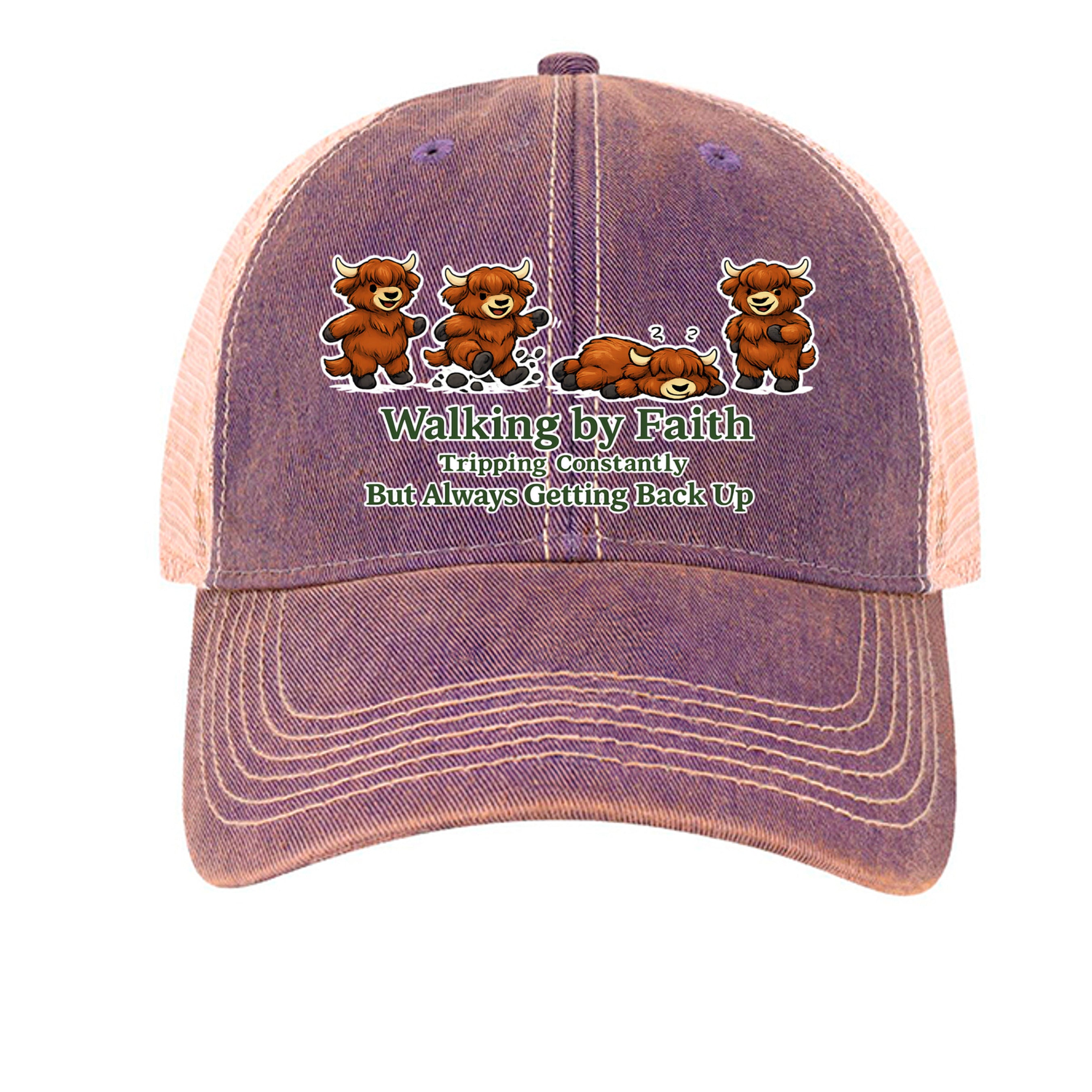 Purple/ Khaki - OFA - FRONT