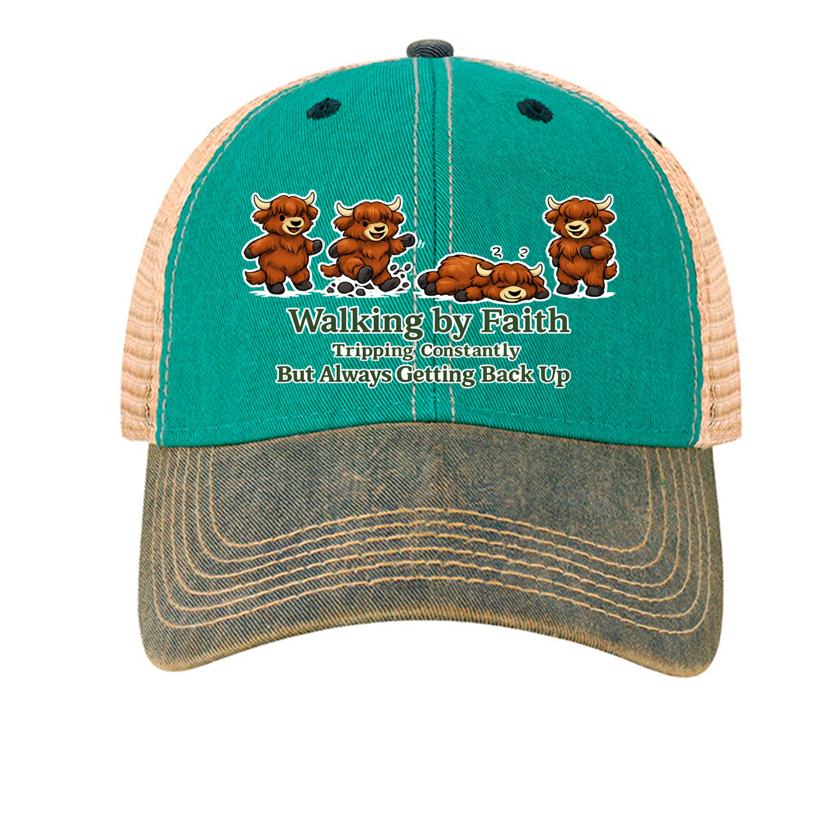 Aqua Blue/ Navy - OFA - FRONT