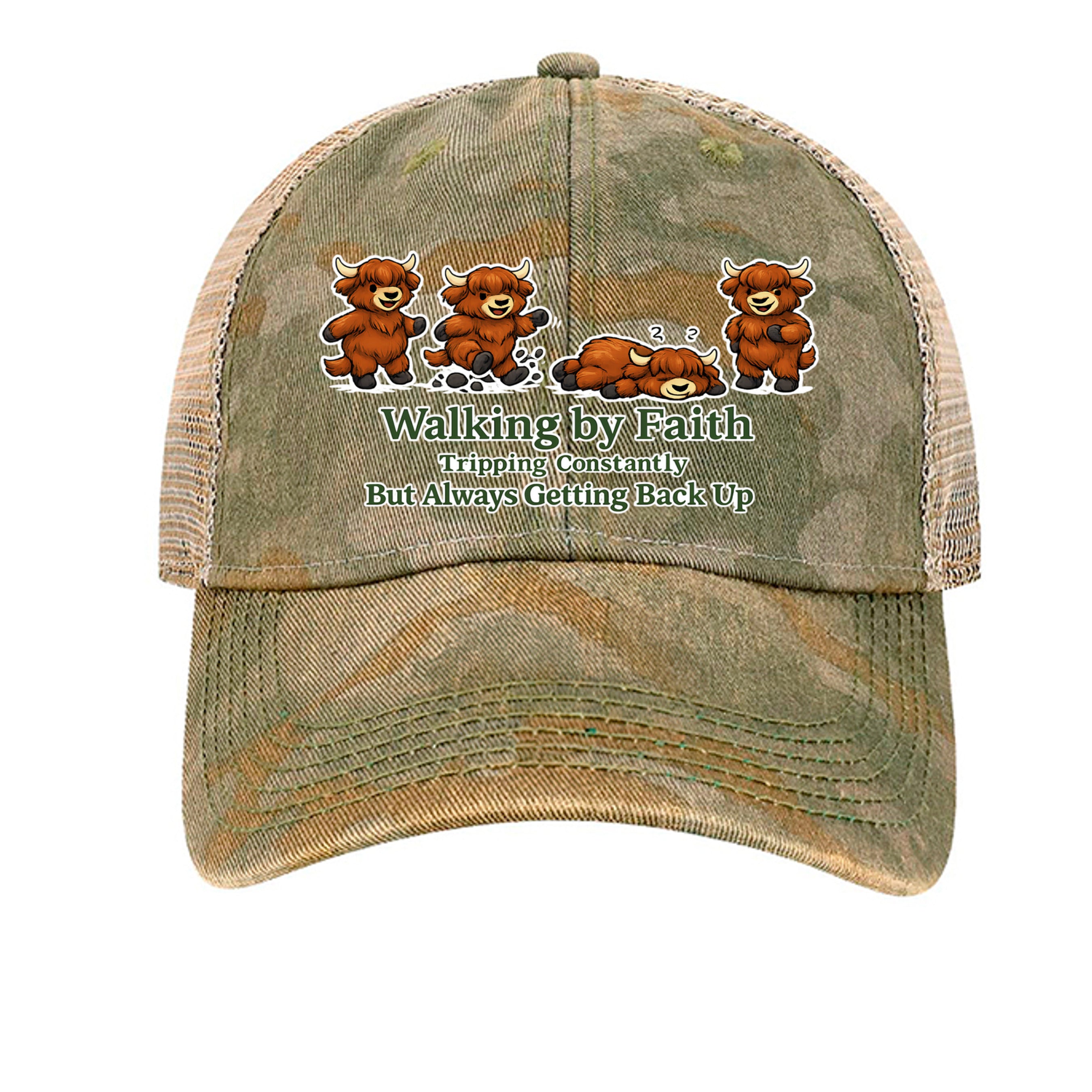 Green Field Camo/ Java - OFA - FRONT