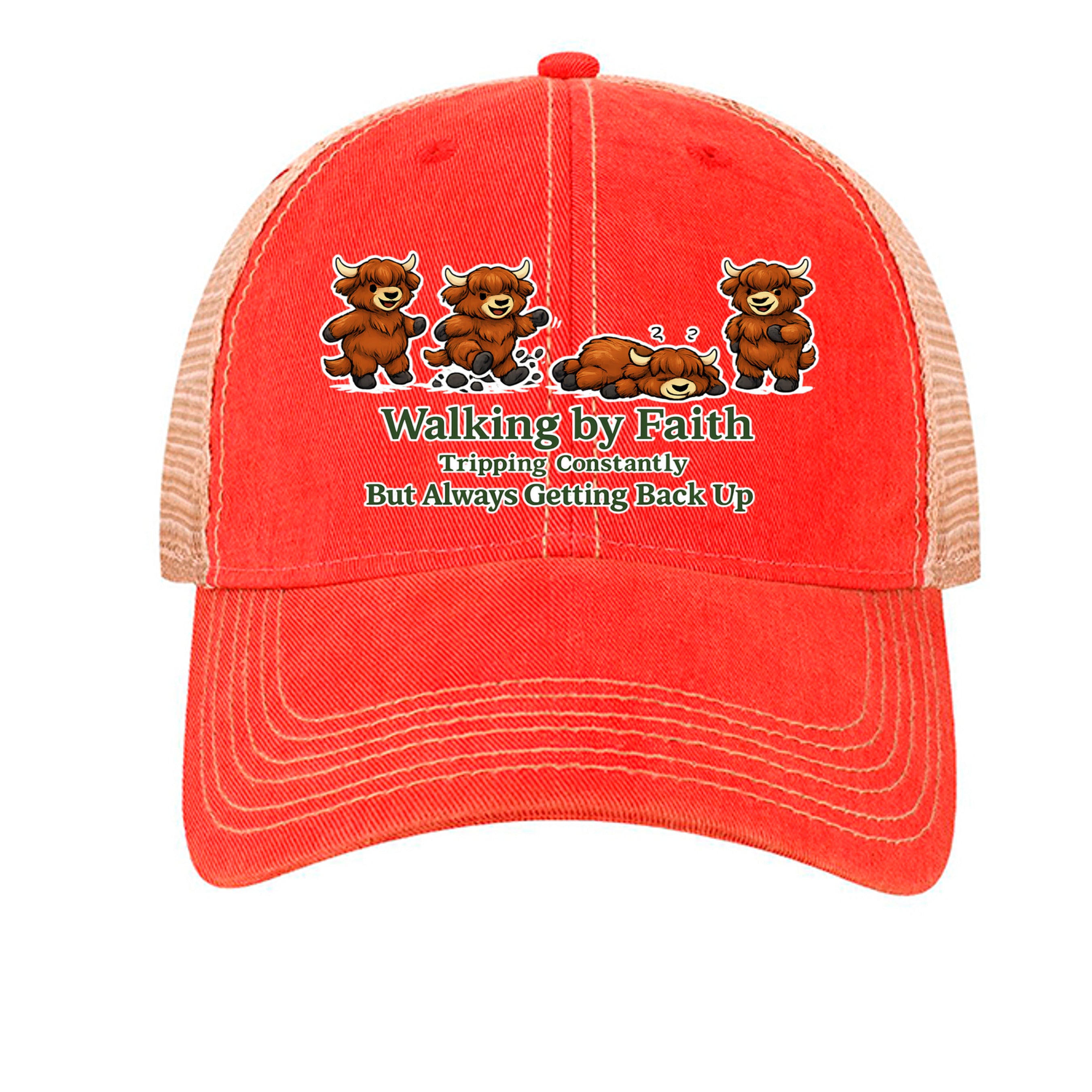 Scarlet Red/ Khaki - OFA - FRONT