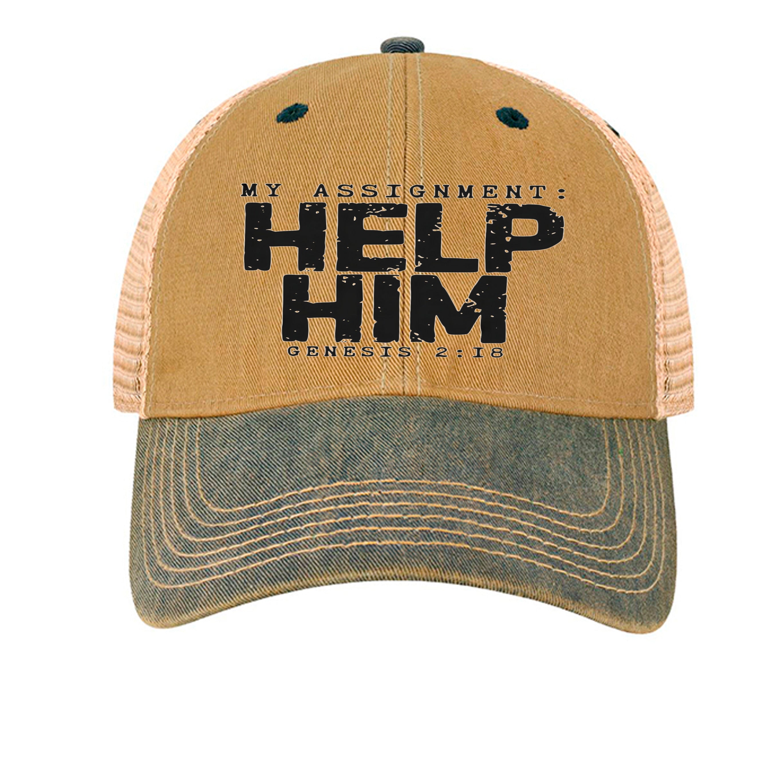 Dark Tan/ Navy - OFA - FRONT