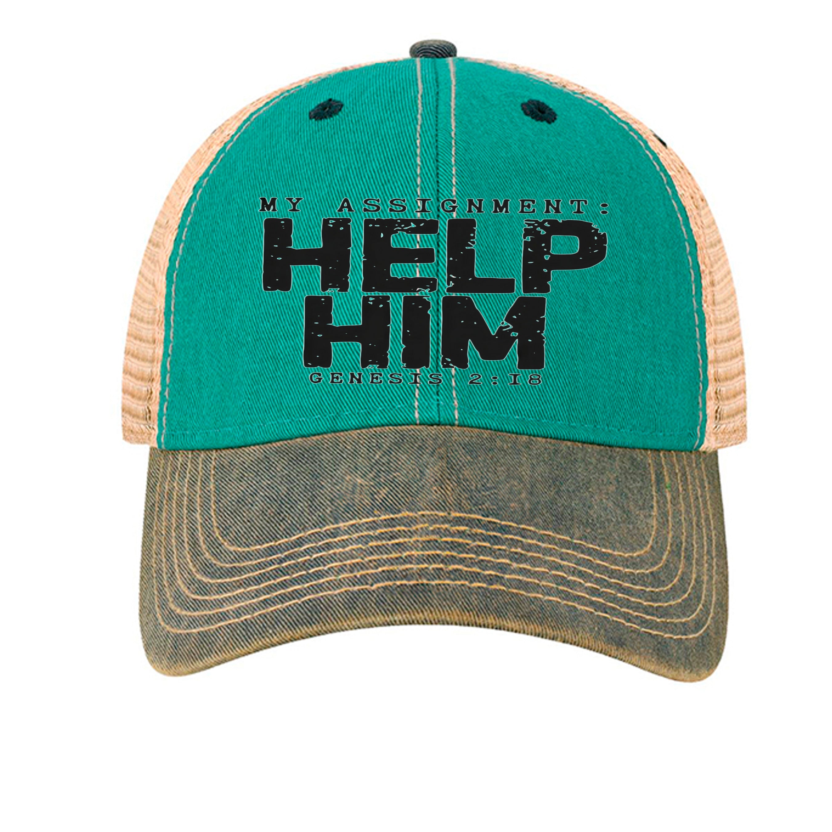 Aqua Blue/ Navy - OFA - FRONT