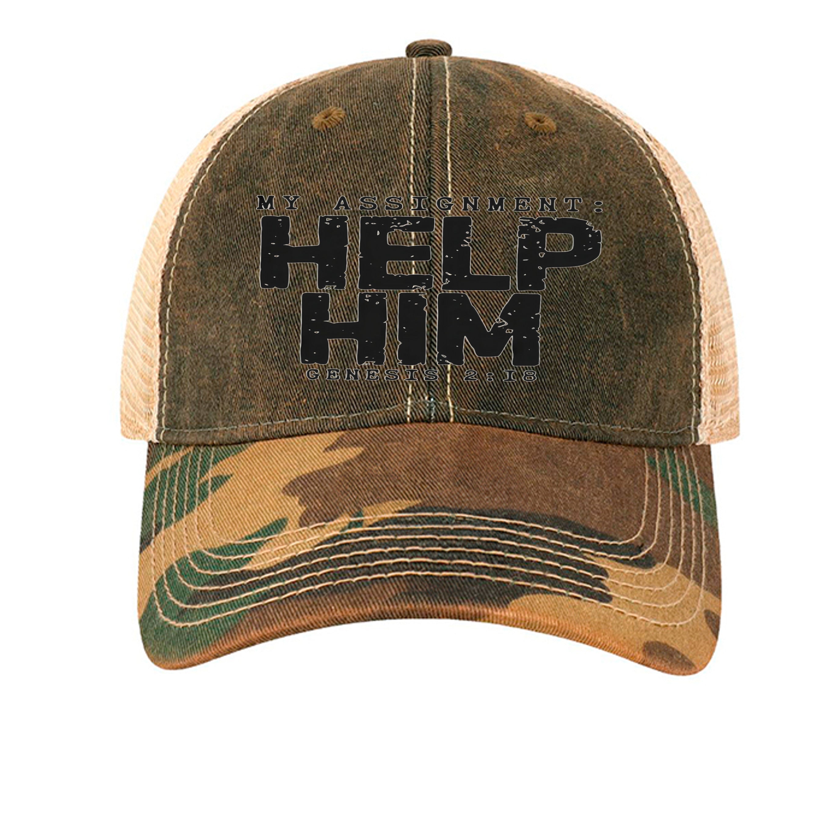 Black/ Army Camo/ Khaki - OFA - FRONT