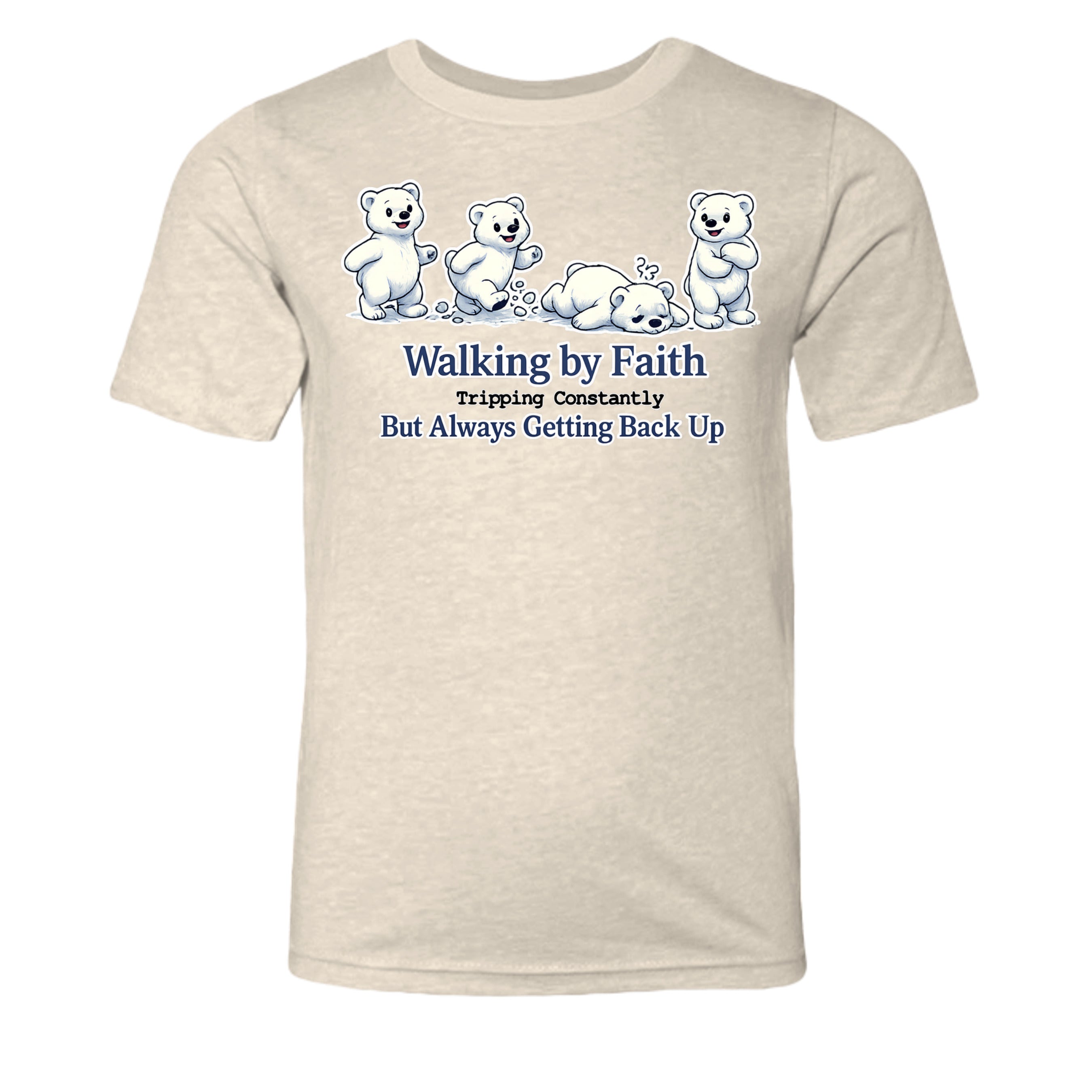 Heather Natural - 3001YCVC - FRONT